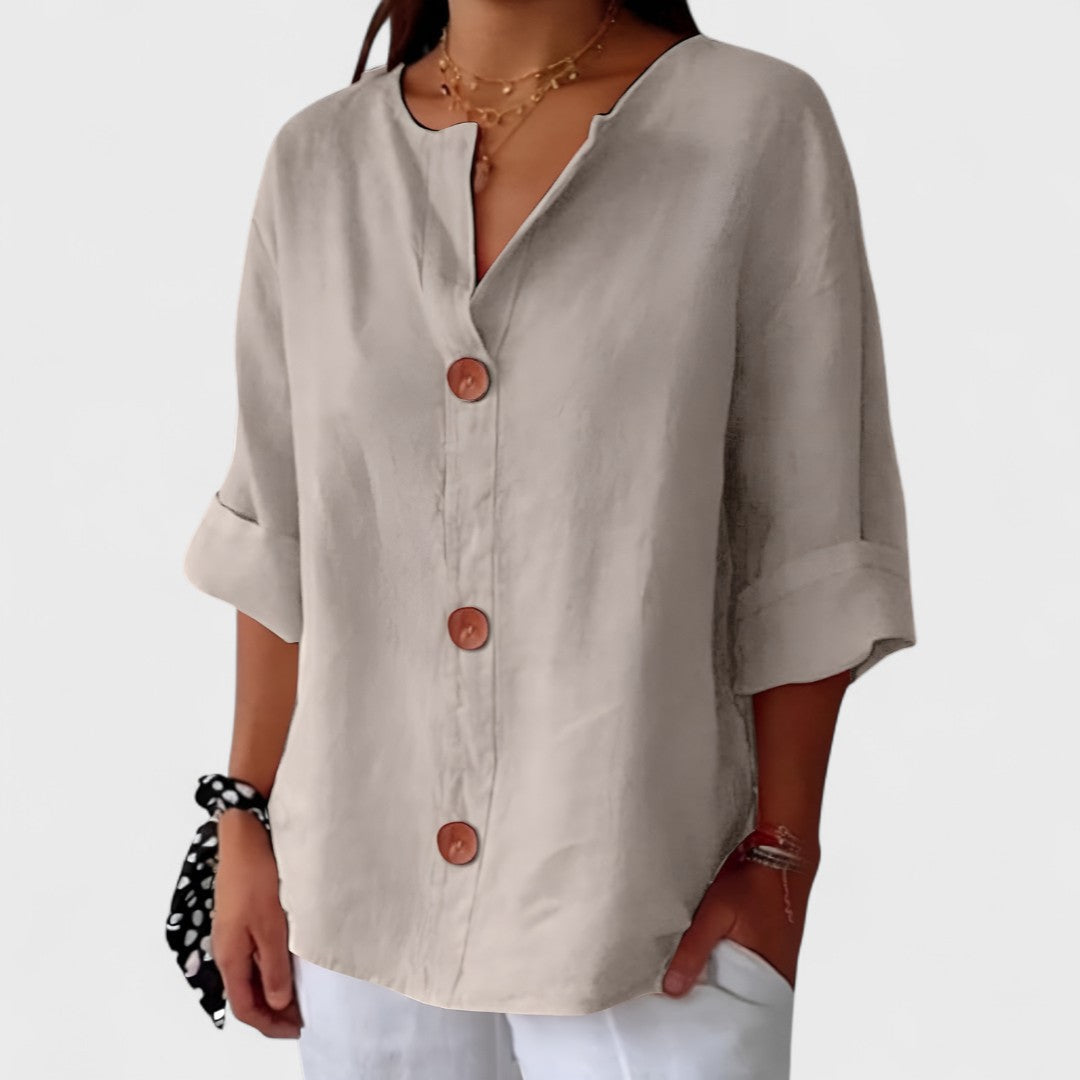 Idun - Camicia casual in lino