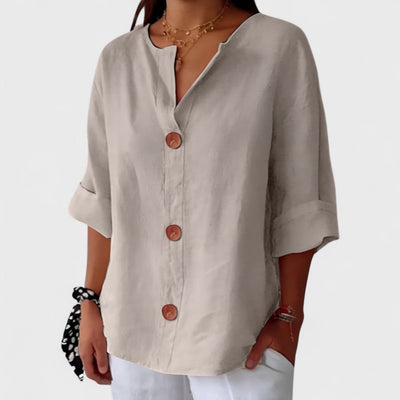 Idun - Camicia casual in lino