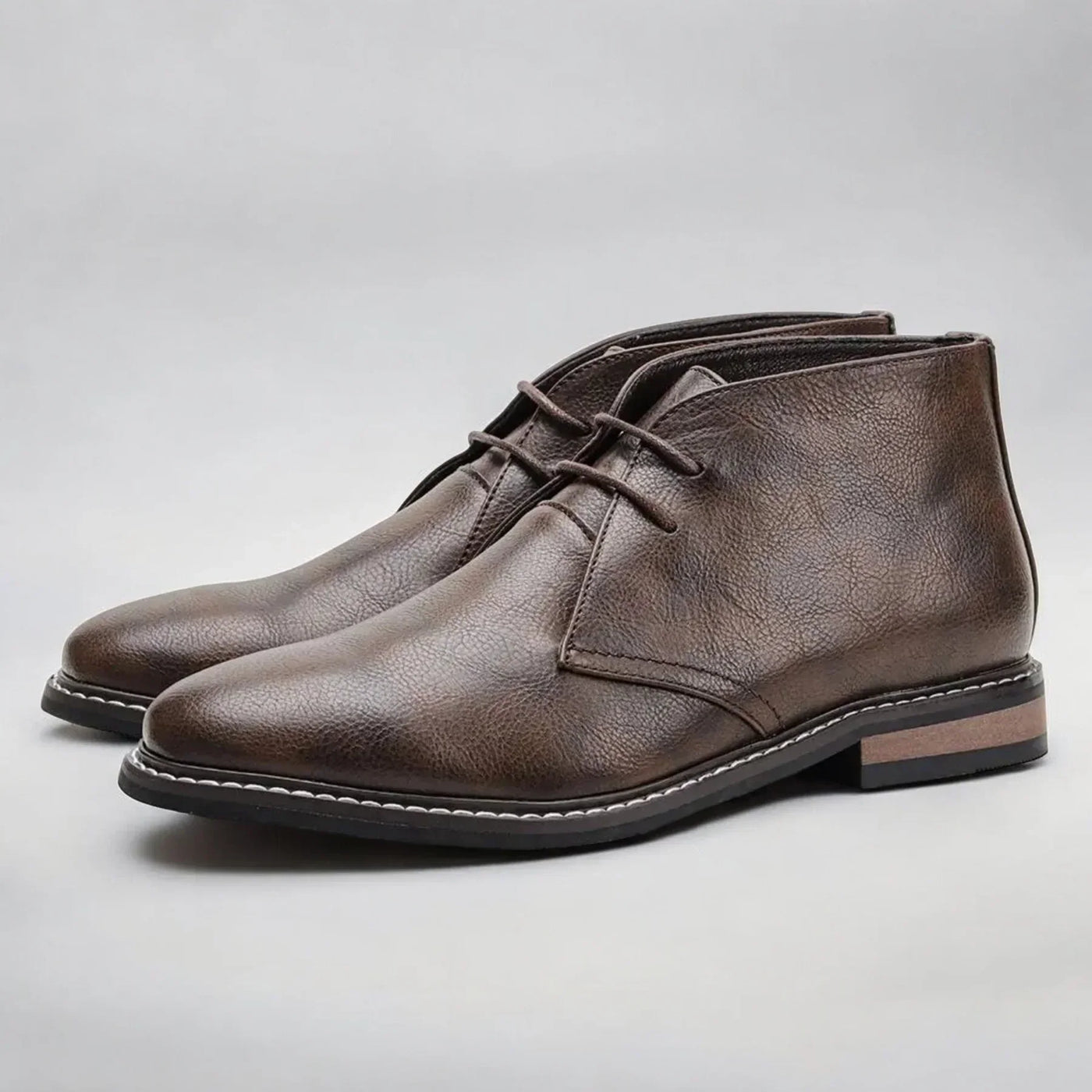 HEROLD™ | Eleganti Stivali Chukka in Pregiata Pelle