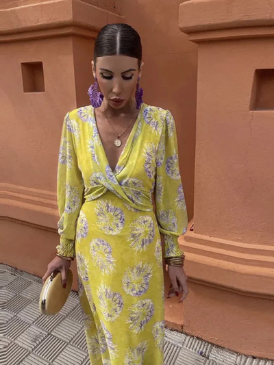 Marisella™ | Elegante Abito Estivo a Fiori per Ricreare uno Stile Fresco e Femminile