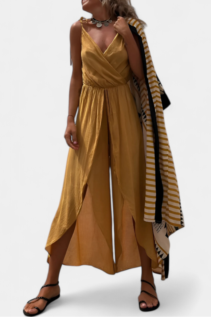 Donatila di Cotone Lavato con Comode Aperture Laterali