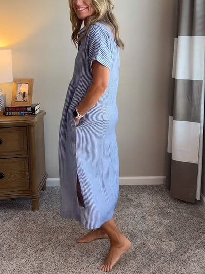 CASSIE | Abito a Righe Elegante per un look Raffinato