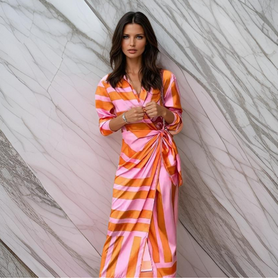 CLARA | Abito Avvolgente Elegante e di Tendenza