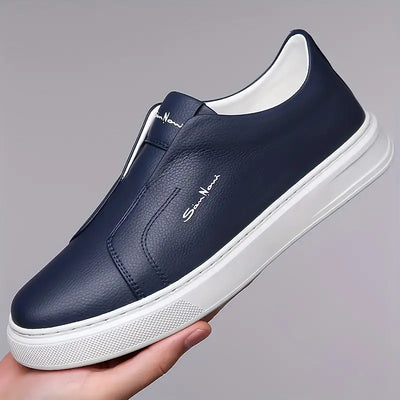Eleganti Scarpe Slip-On in Pelle per un Look Raffinato