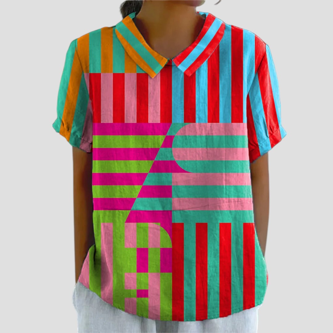 Janet™ | Blusa in lino elegante