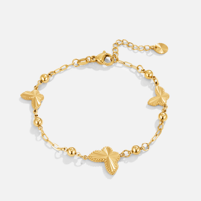 Emilia Bracciale con farfalla dorata