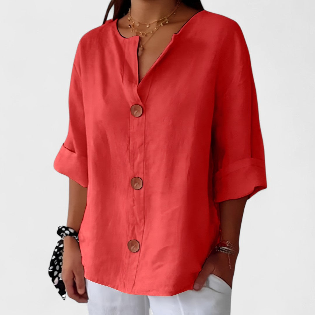 Idun - Camicia casual in lino