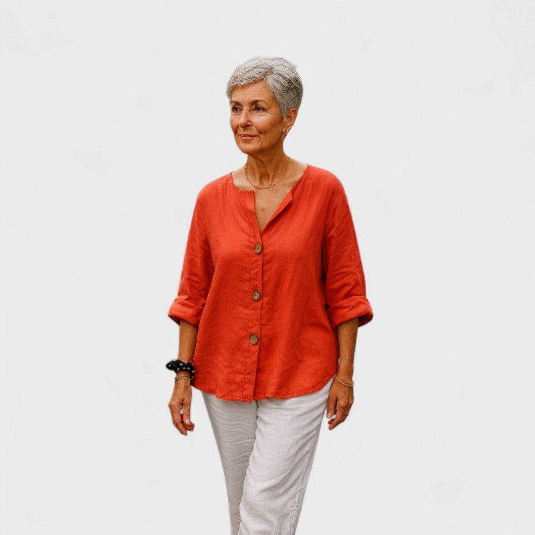 Idun - Camicia casual in lino