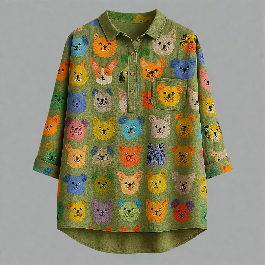 Althea™ | Blusa con stampa animale