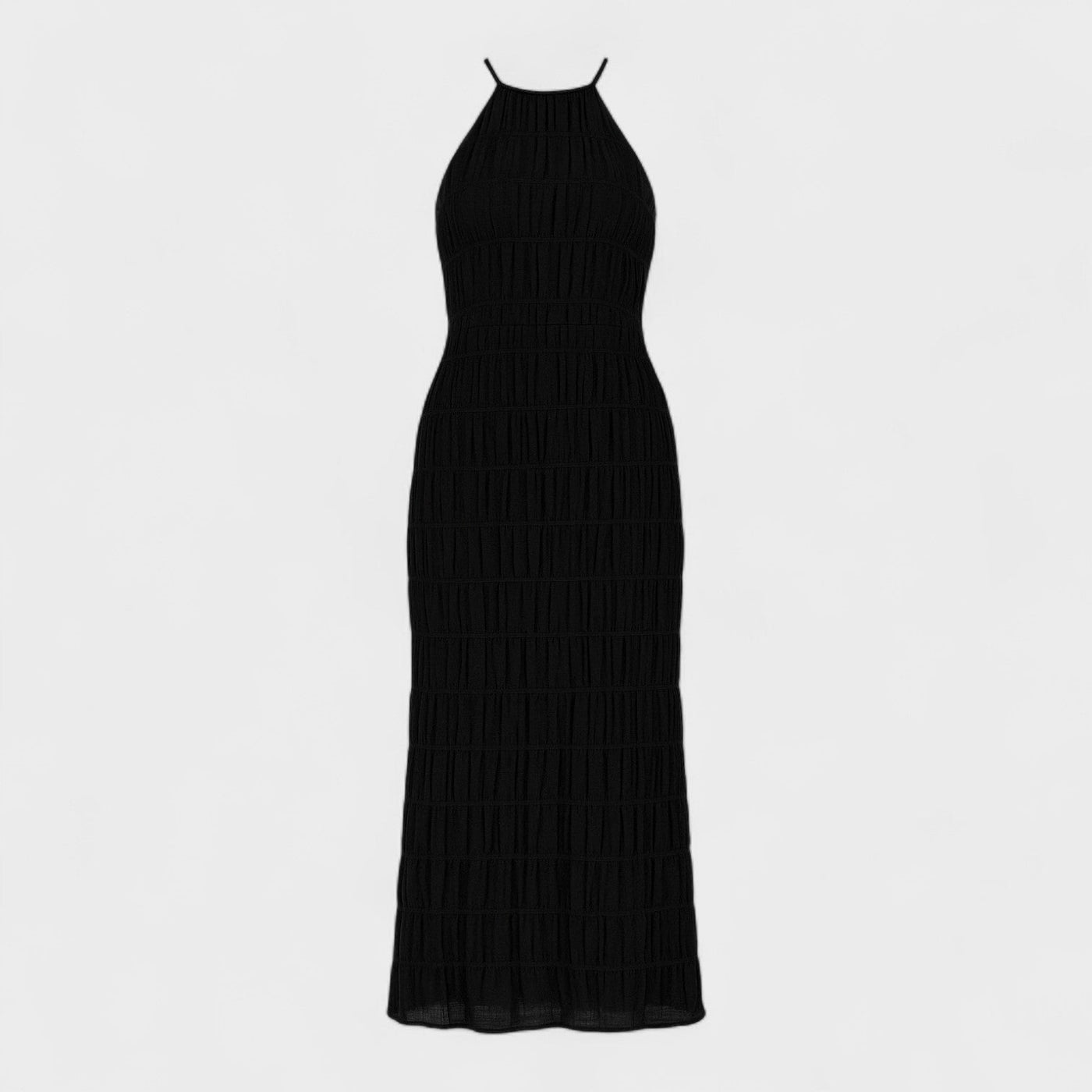 ADELINE - Vestito lungo con scollo a halter