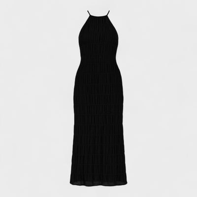 ADELINE - Vestito lungo con scollo a halter