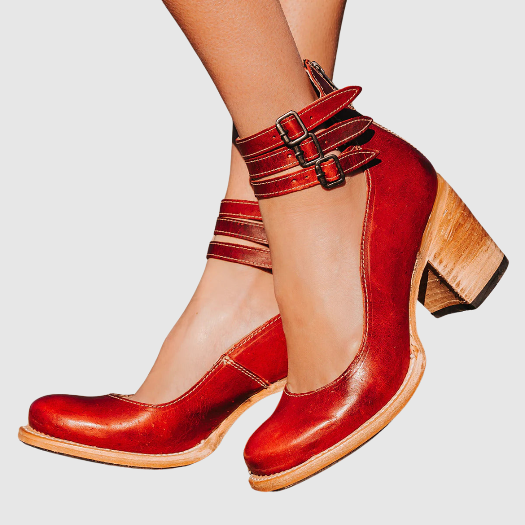 Benedetta™ | Stivaletti in pelle con tacco