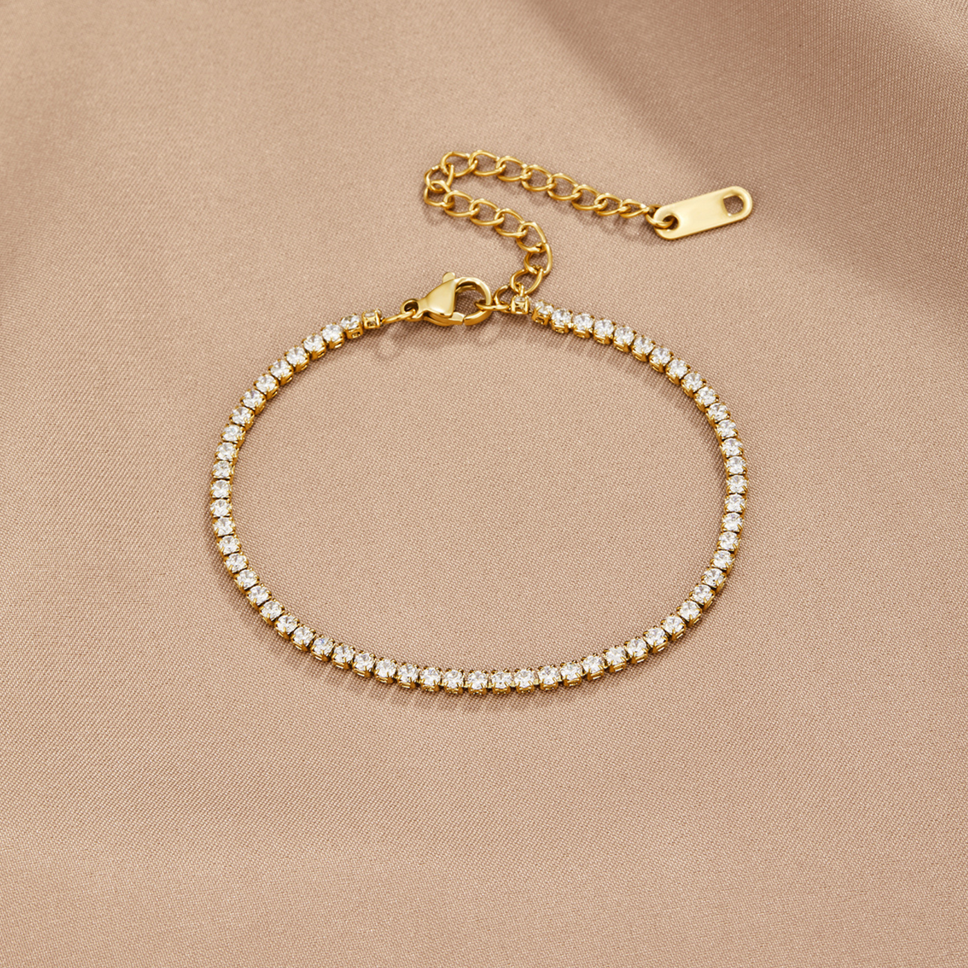 Bracciale da tennis Cordelia Gold