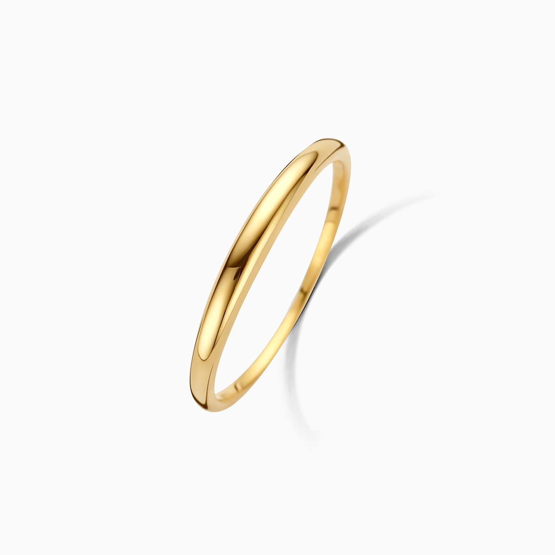 Anello Slim Dome | Oro