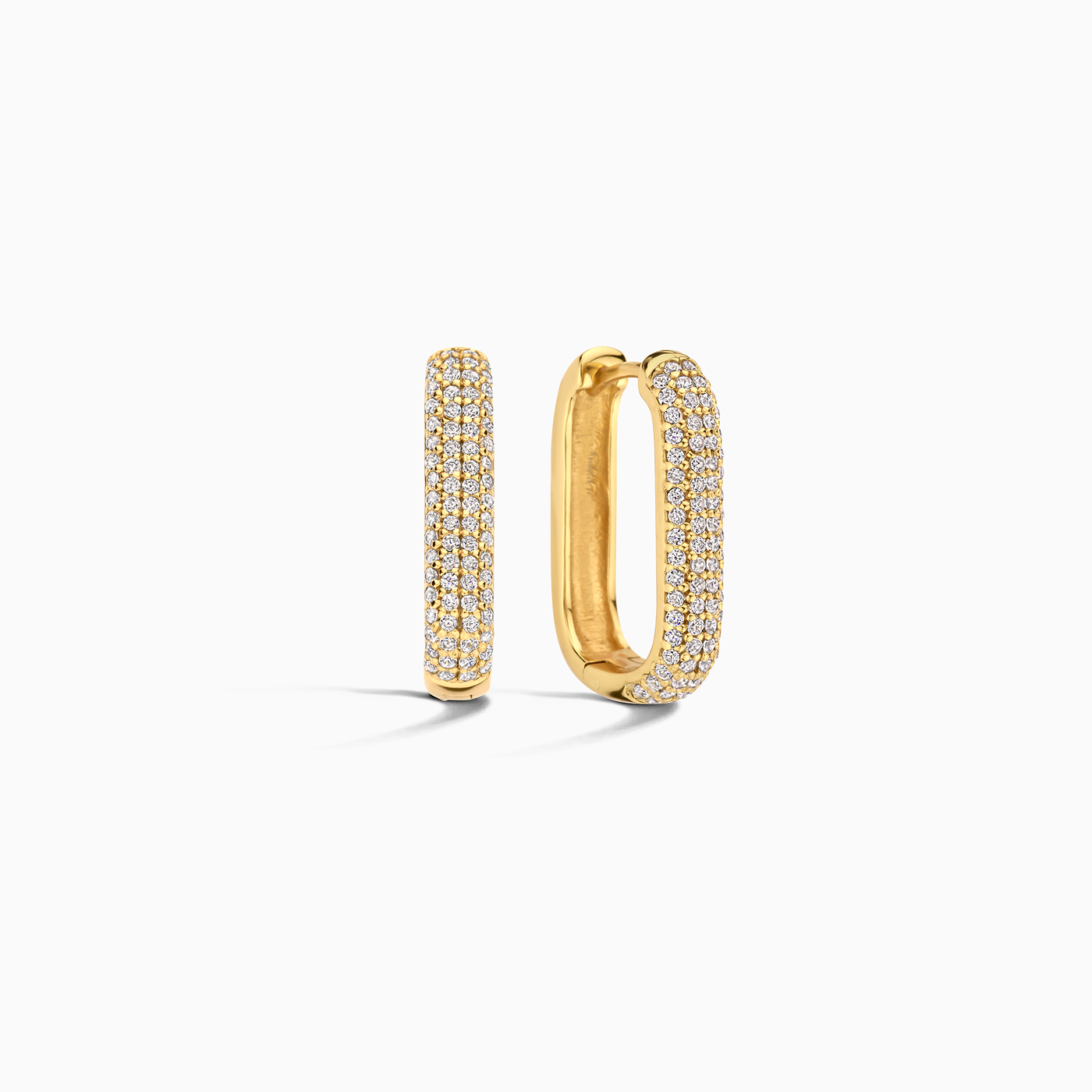 Icon Pavé Hoops | Oro