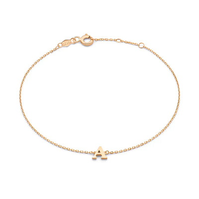 Vita Signa Initial Bracelet | Gold