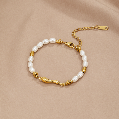 Bracciale di perle fresche