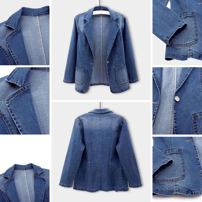 Sofia™ | Blazer Elegante in Denim