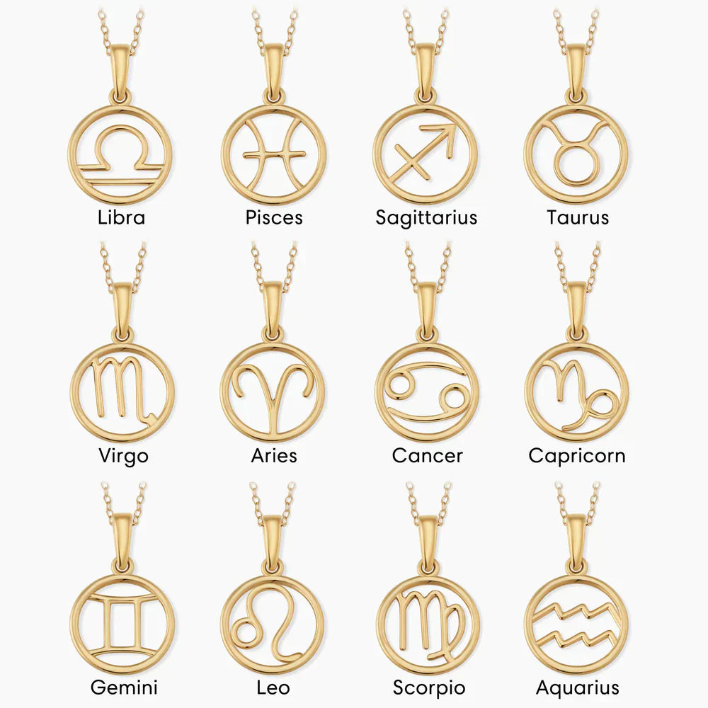 Collana con segno zodiacale | Oro