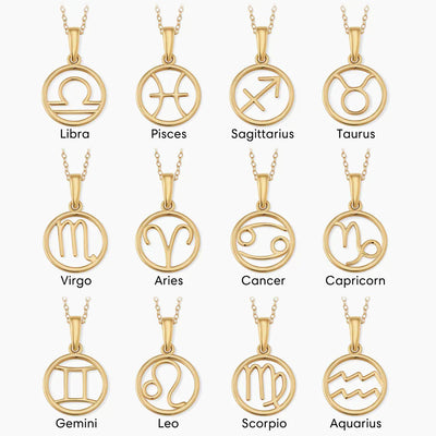 Collana con segno zodiacale | Oro