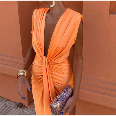 Crocetta™ | Abito Elegante con Scollo Chic