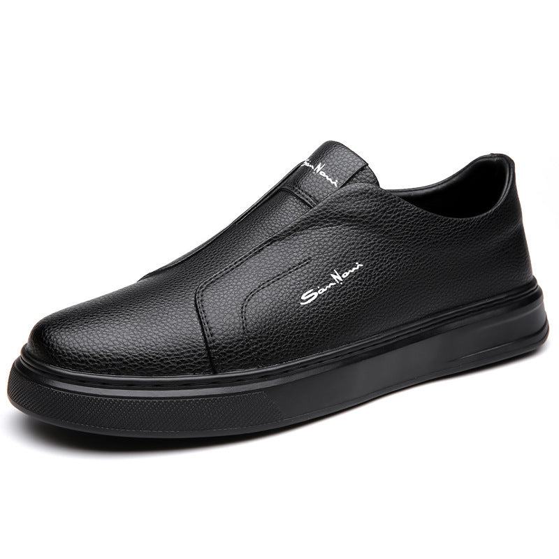Eleganti Scarpe Slip-On in Pelle per un Look Raffinato