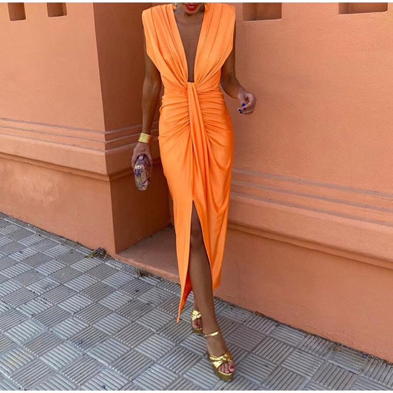 Crocetta™ | Abito Elegante con Scollo Chic