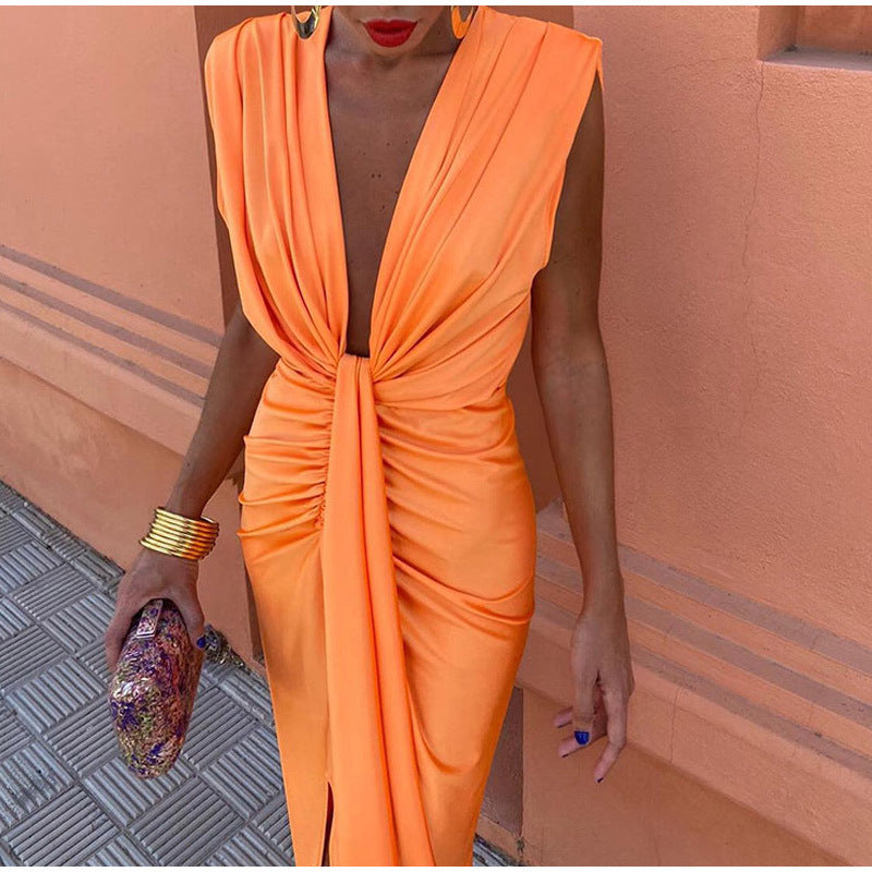 Crocetta™ | Abito Elegante con Scollo Chic