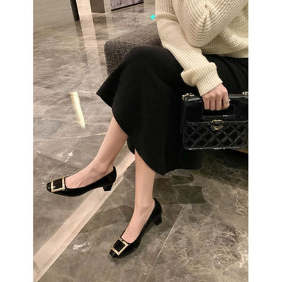 Teona™ | Eleganti sandali con punta quadrata e tacco medio per uno stile raffinato