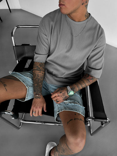 T-shirt Oversize in Corduroy