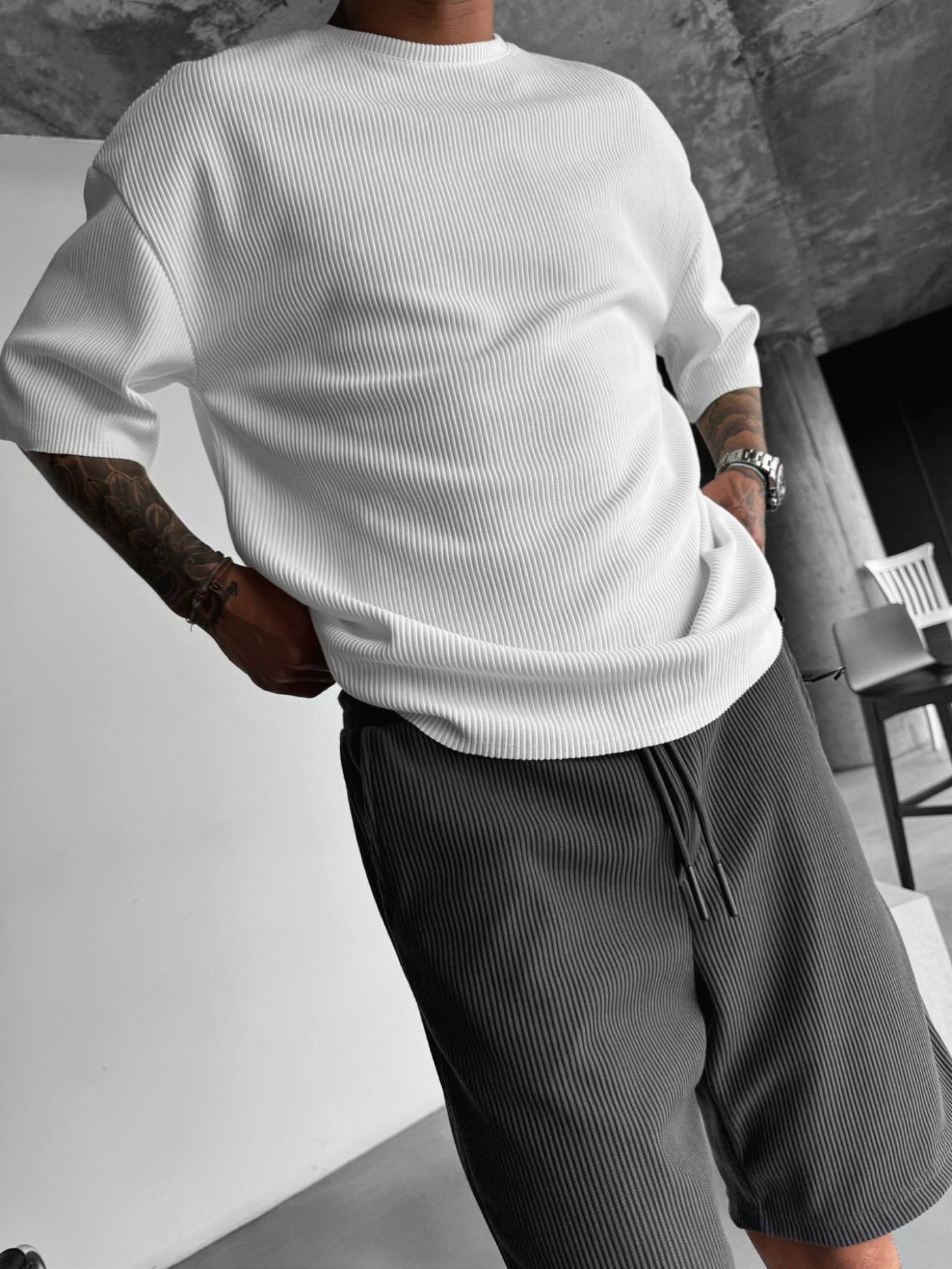 T-shirt Oversize in Corduroy