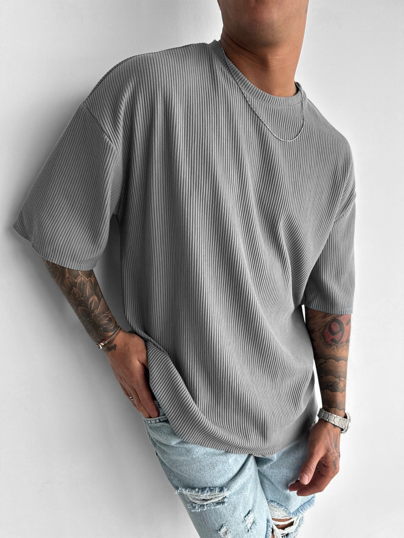 T-shirt Oversize in Corduroy