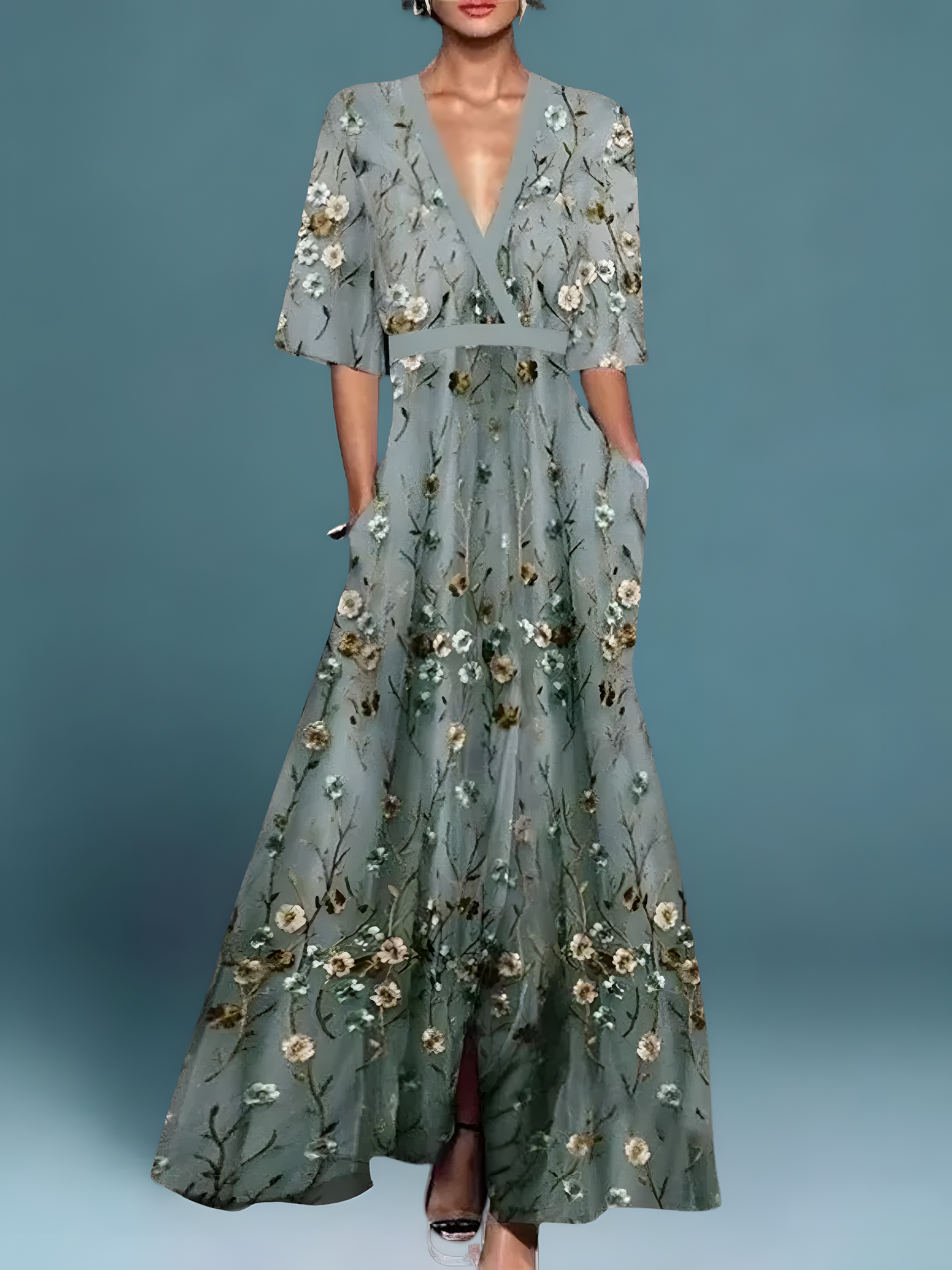 Laure | Abito Elegante Floreale