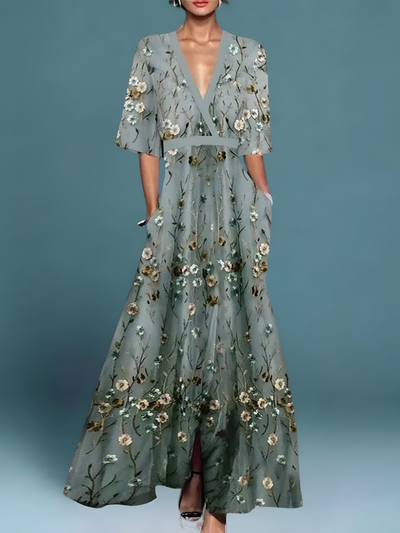 Laure | Abito Elegante Floreale