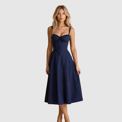 Tessa™ | Abito floreale con corsetto