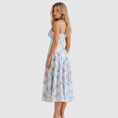 Tessa™ | Abito floreale con corsetto