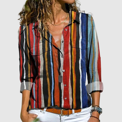 Nadine™ | Blusa multicolore estiva