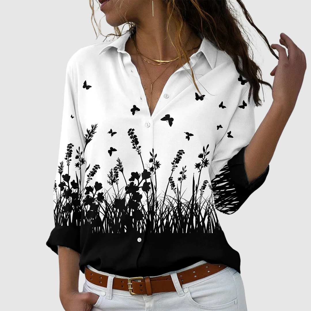 Selmah™ | Camicia a stampa elegante