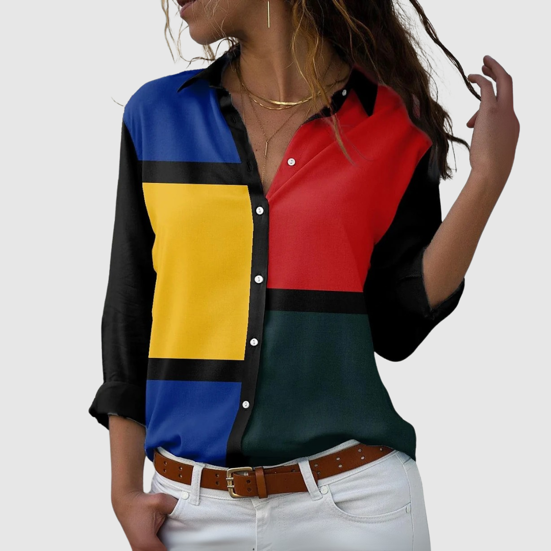 Selmah™ | Camicia a stampa elegante