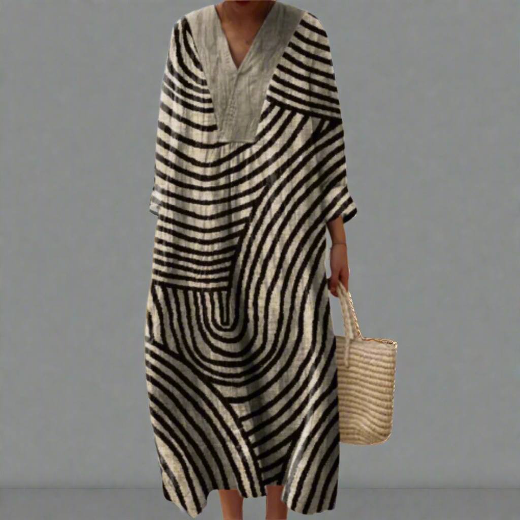 Abigail™ | Abito geometrico elegante