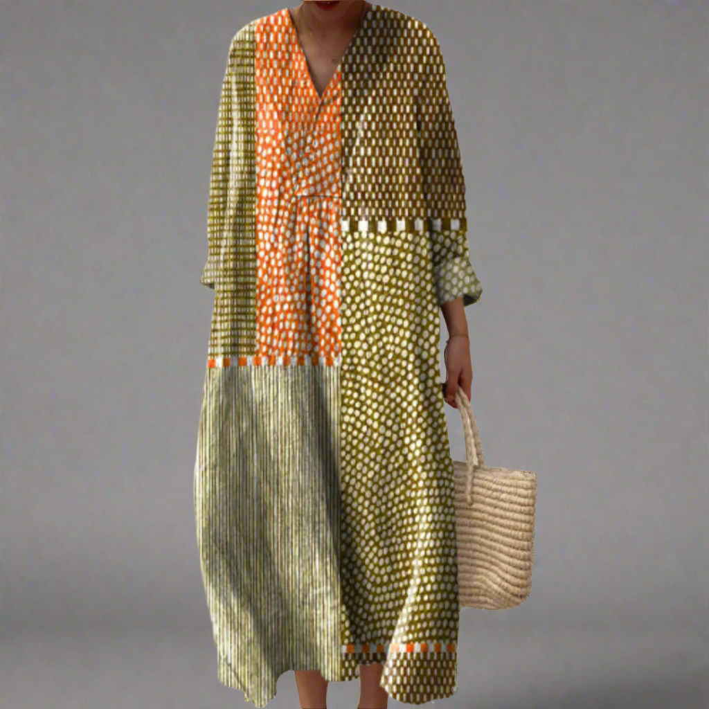 Gia™ | Abito geometrico elegante