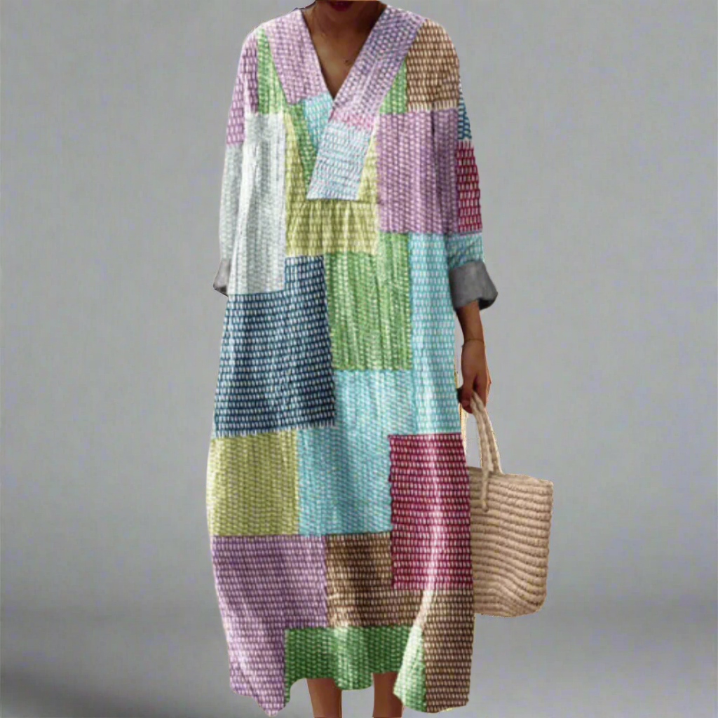 Heather™ | Abito geometrico elegante