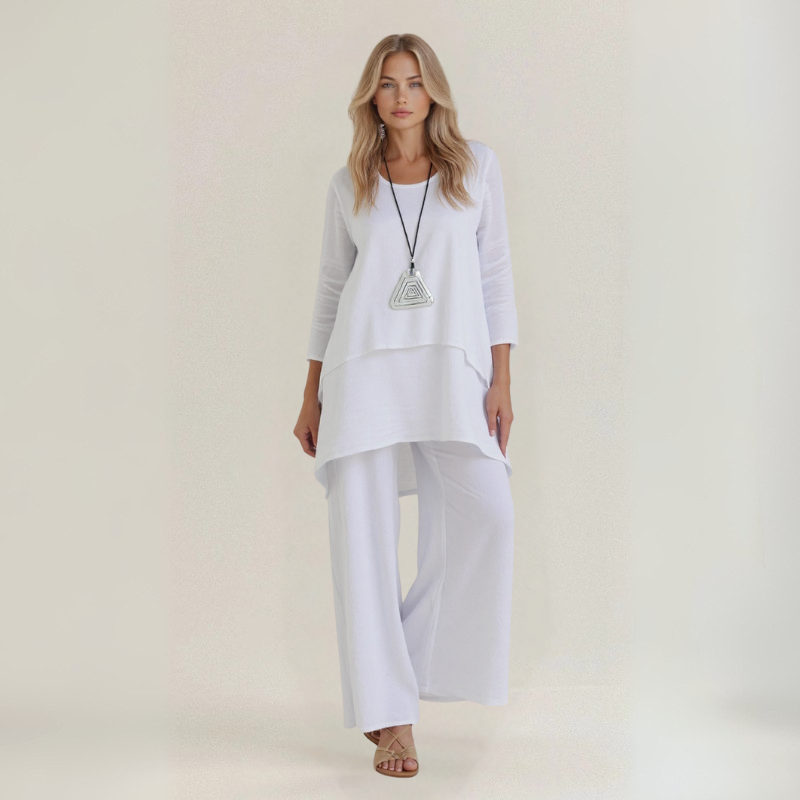 Elide | Completo fresco in lino artigianale