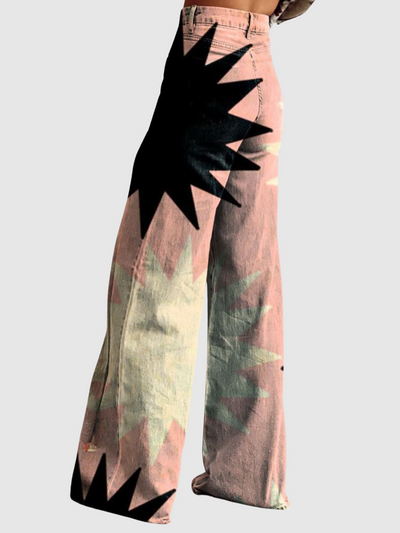 Allison™ | Pantaloni vintage a strisce