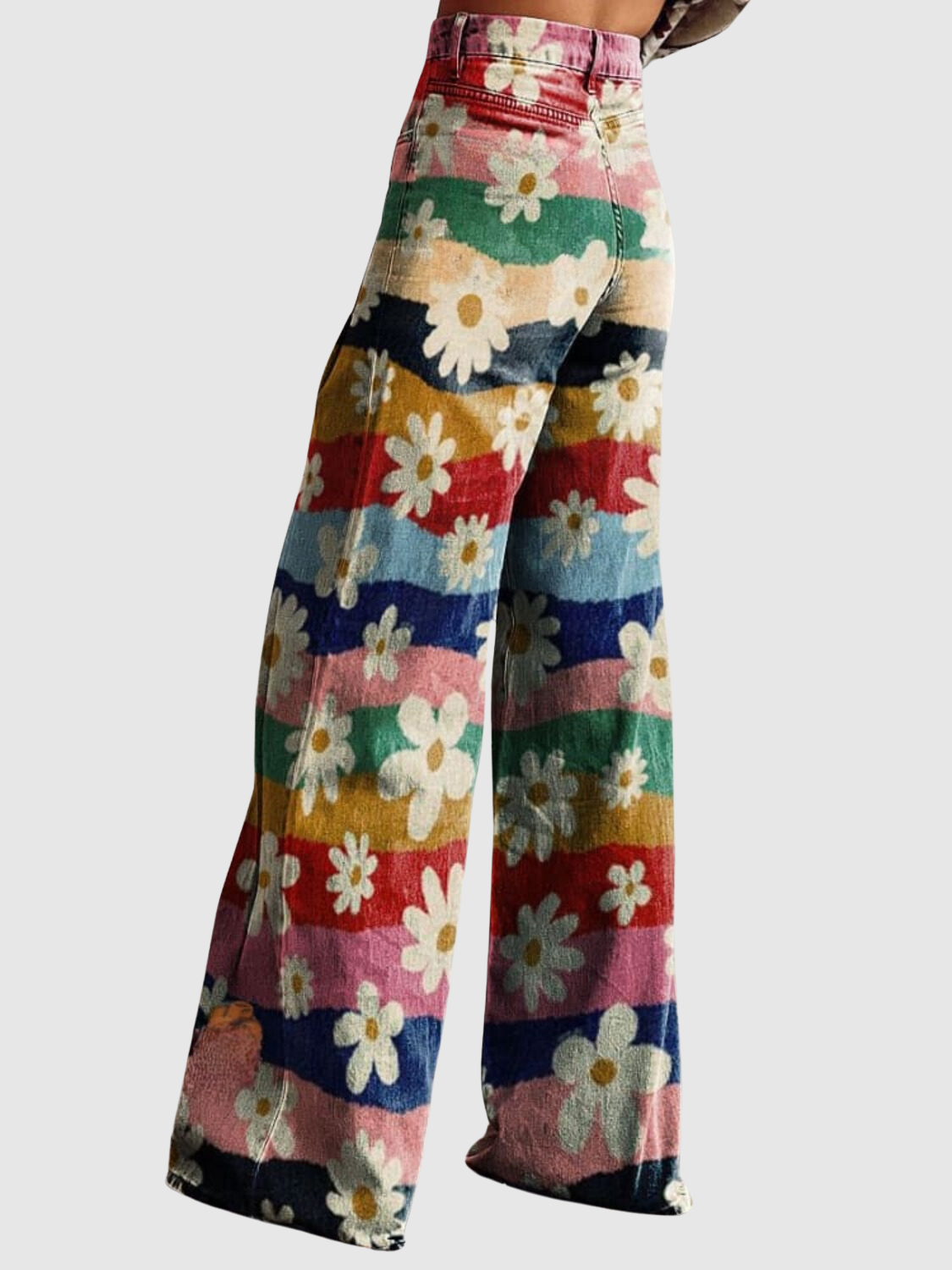 Betty™ | Pantaloni floreali multicolore