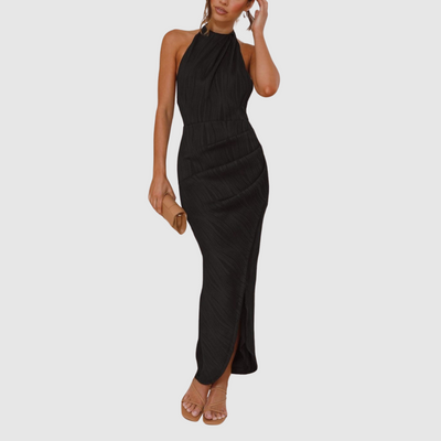 Selma™ | Vestito lungo plissettato