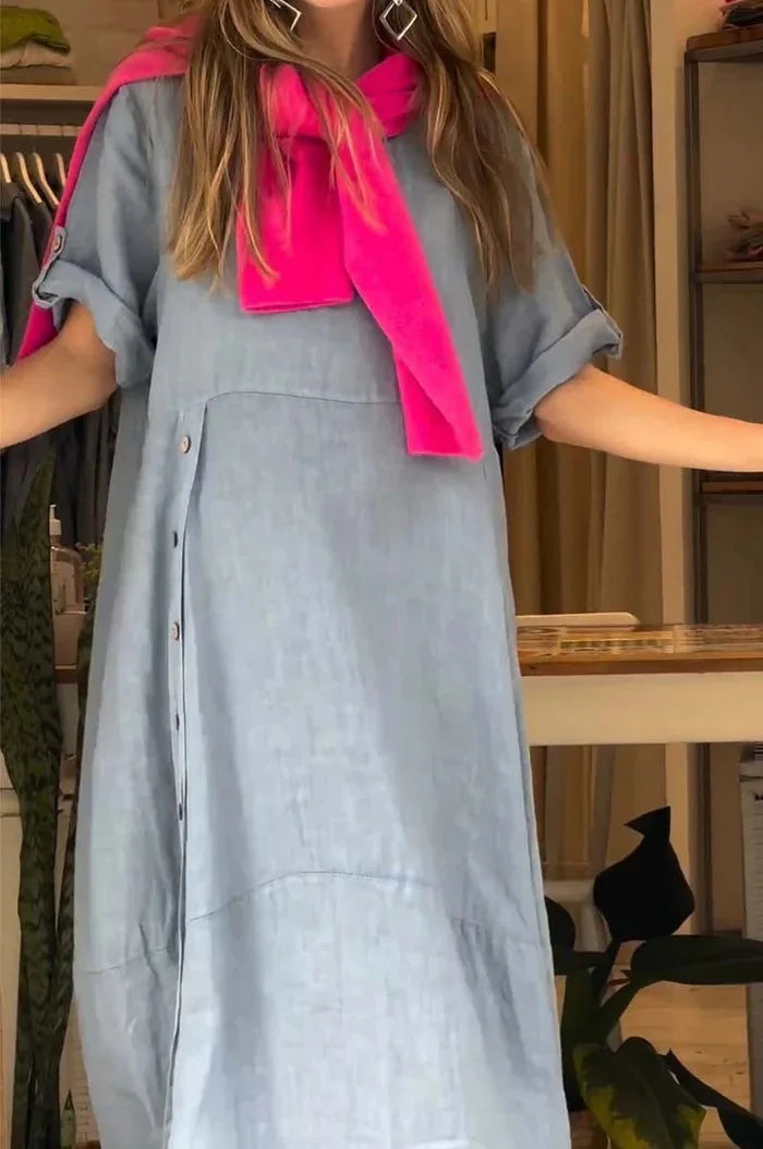 SÉLENA | Vestito Elegante e Casual con Bottoni