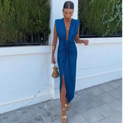 Crocetta™ | Abito Elegante con Scollo Chic