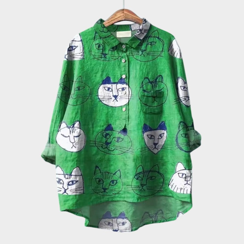 ELISABETTA | Blusa Oversize Floreale con Comfort Avvolgente per Giornate Spensierate