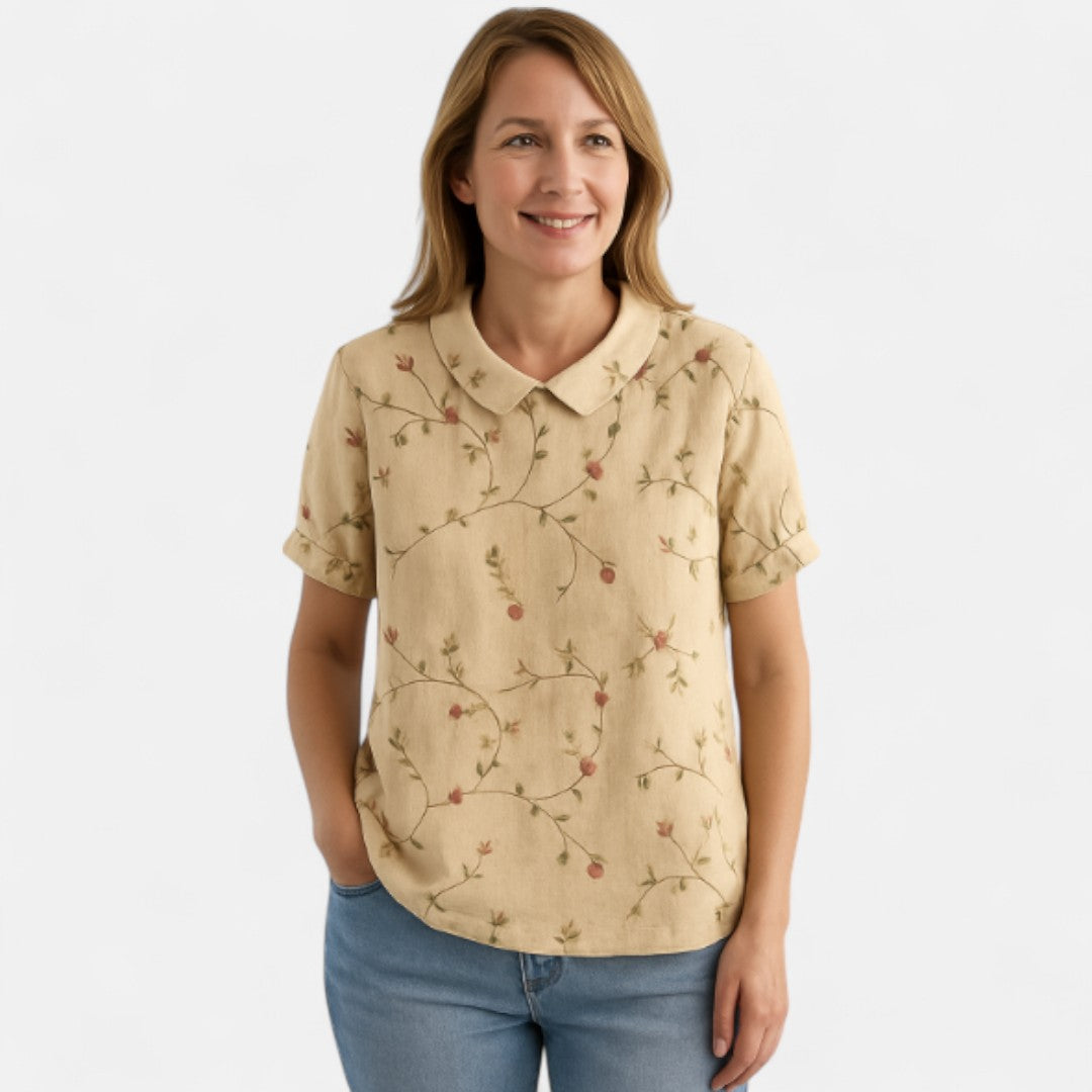 Valentina | Blusa Elegante con Stampa Floreale